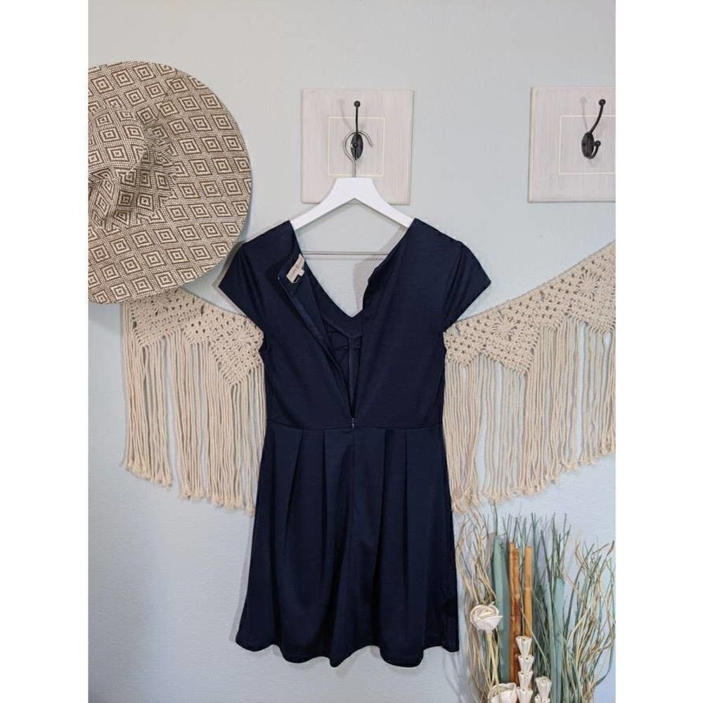 Altar'd State Navy Blue Dress - Picture 3 of 14